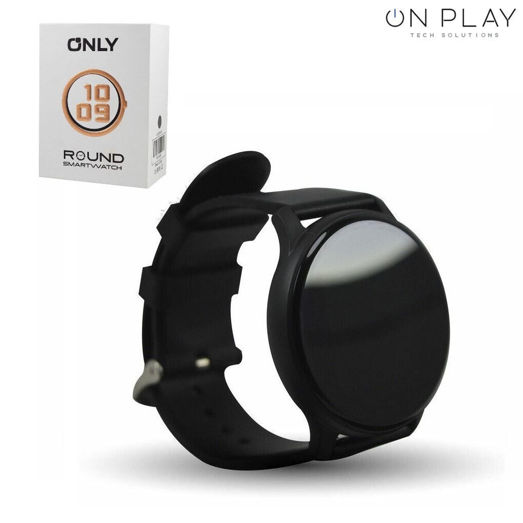 SMART WATCH 1009 ROUND SMARTWATCH KW19 ONLY NEGRO