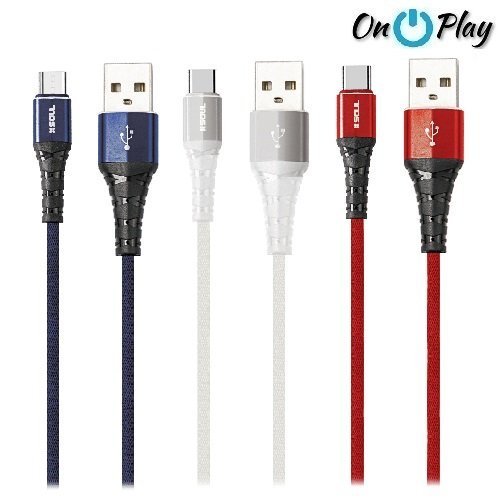 CABLE USB SOUL FULL JEAN MICRO USB 1.2 METRO