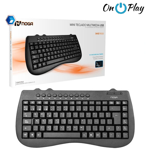 TECLADO NOGA USB NKB-78033 MINI MULTIMEDIA