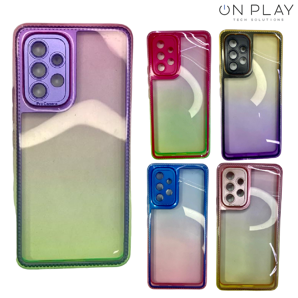 Funda Silicona Reforzada Samsung A13 A14 A23 Degrade-