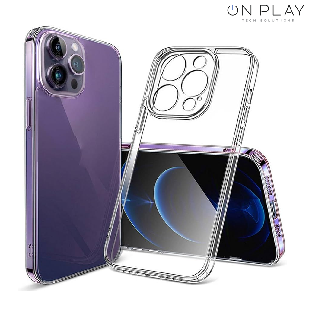 Silicona Reforzada Transparente Anti golpes Iphone 15 Pro Max