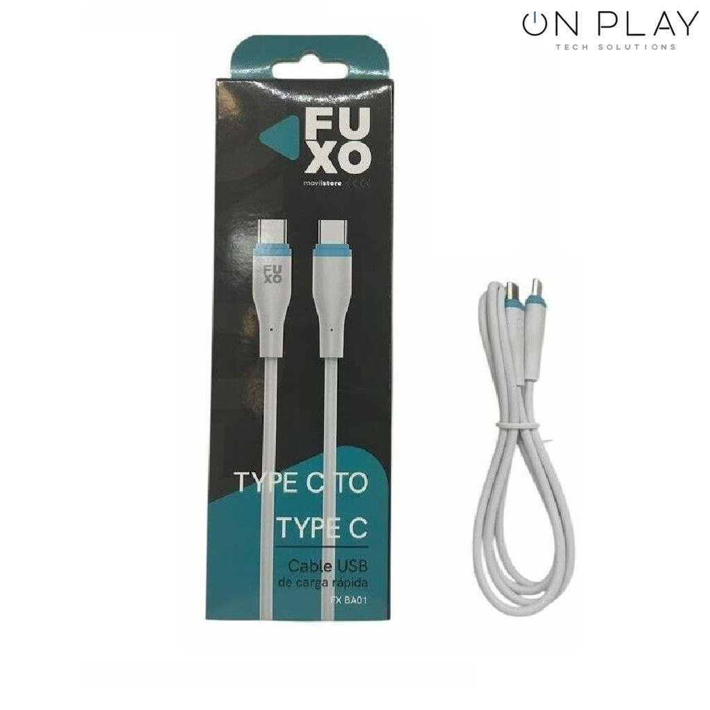 Cable de Datos FUXO Tipo C a Tipo C FX BA01 65W 1.2 metros