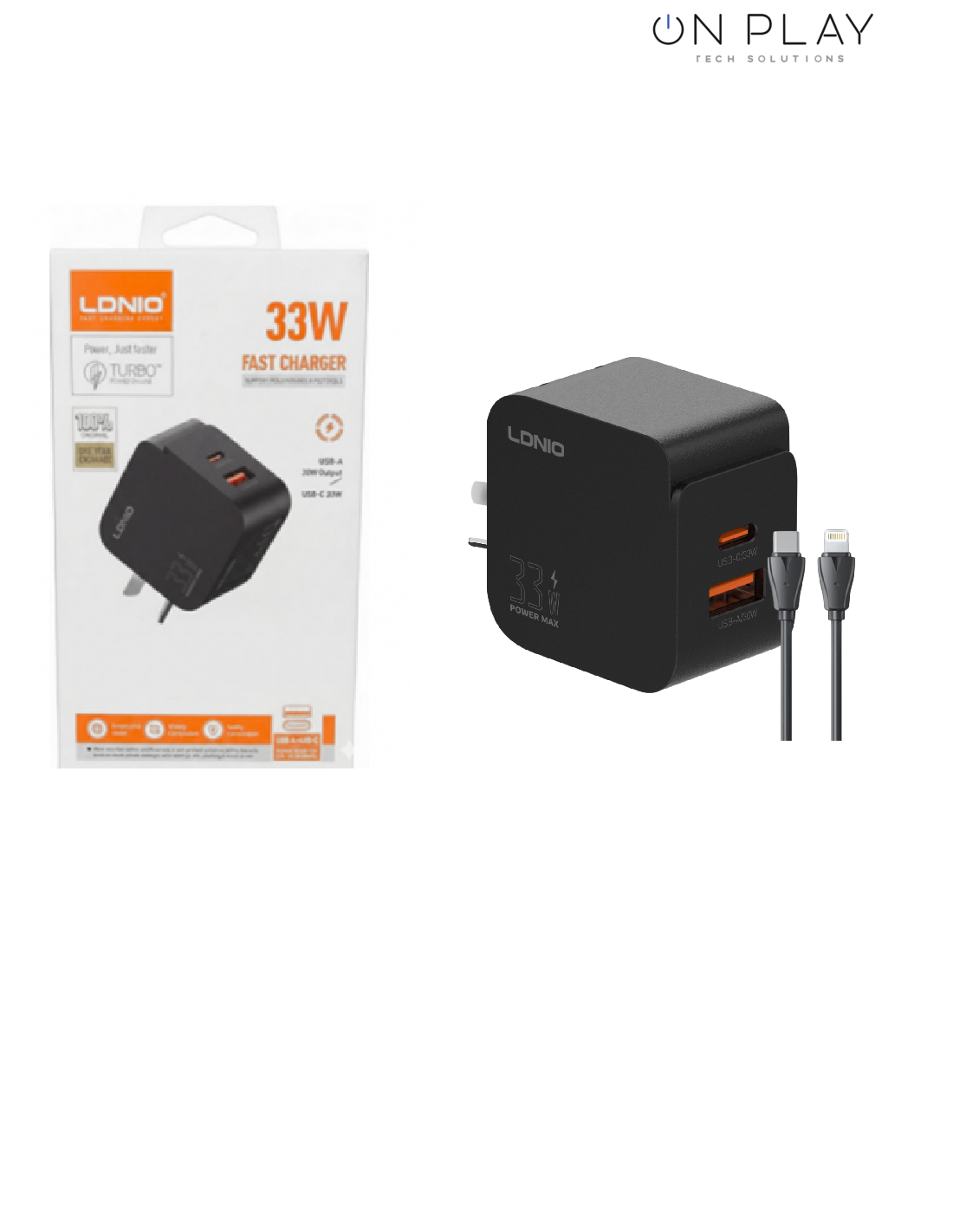 CABEZAL 33W C Y USB LDNIO