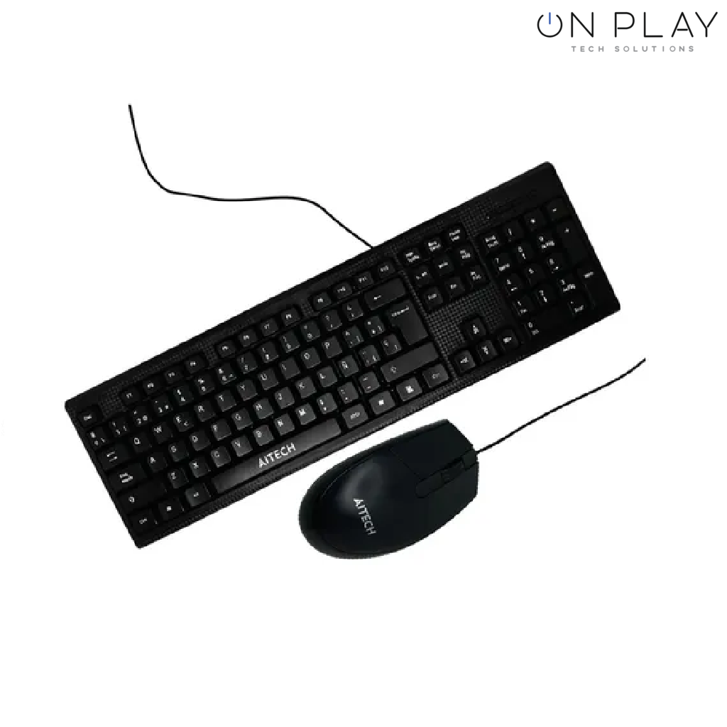Combo Teclado + Mouse AITECH con Cable AI-205