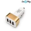 CARGADOR AUTO 1A 3 USB