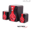 PARLANTE NETMAK TRUENO 2.1 SONIDO GAMER PARA PC