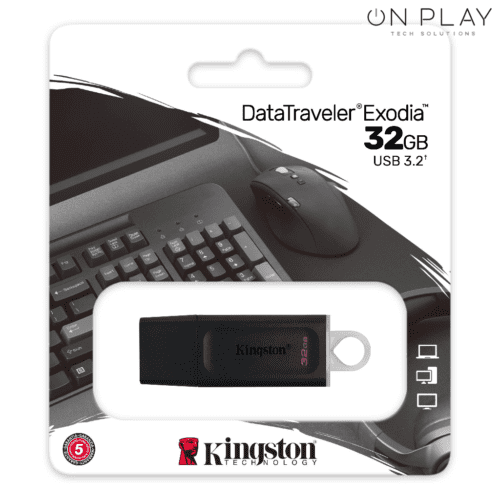 PENDRIVE 32GB KINGSTON USB 3.2 DATA TRAVELER EXODIA