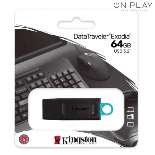PENDRIVE 64GB KINGSTON USB 3.2 DATATRAVELER EXODIA