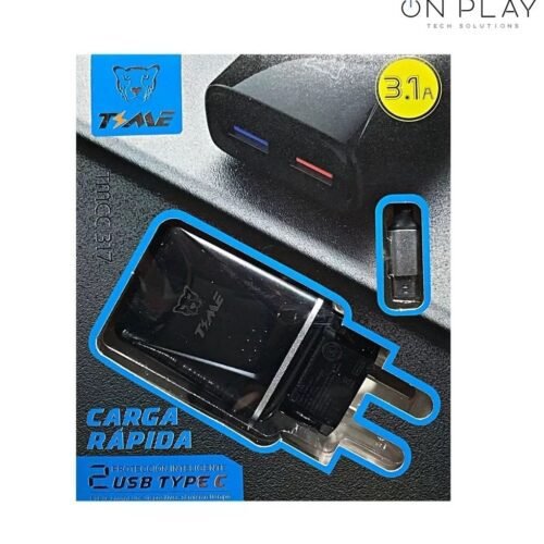 CARGADOR SOUL 2.1 CARGA RAPIDA TIPO C 1 USB CVQ-CUSBT