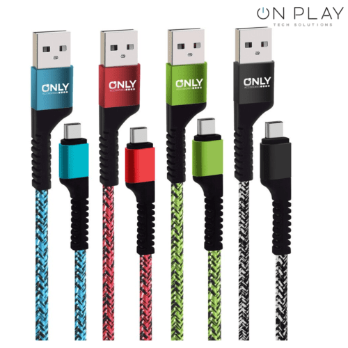 CABLE USB TEXTIL ONLY TIPO-C MOD 60