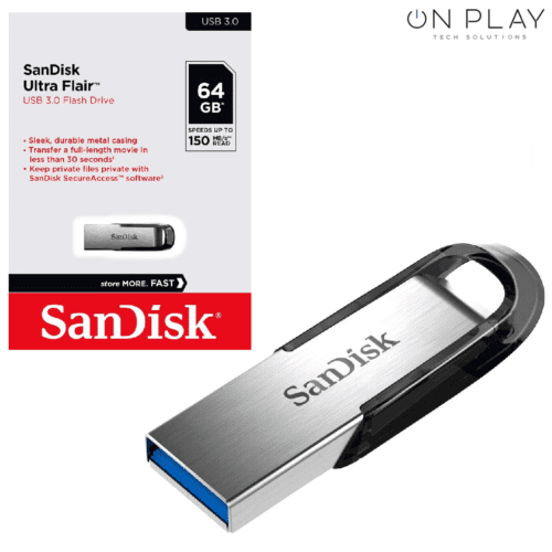 PEN DRIVE DE 64GB SanDisk Ultra Flair 64GB 3.0