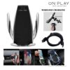SOPORTE AUTO SMART SENSOR CAR WIRELESS CHARGER S5