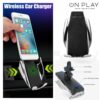 SOPORTE AUTO SMART SENSOR CAR WIRELESS CHARGER S5