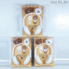 AURICULAR VINCHA OSO Y CONEJO EMOJI I LOVE BROWN I LOVE CONY AR1126
