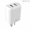 Cargador Rapido 2 USB Soul Duo 2.4 Cable Iphone