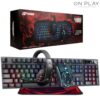 KIT NOGA NKB-403 NKB-407 COMBO GARMING TECLADO + MOUSE + AURICULARES + PAD MOUSE