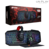 KIT NOGA NKB-403 NKB-407 COMBO GARMING TECLADO + MOUSE + AURICULARES + PAD MOUSE