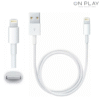 CABLE USB IPHONE LIGHTNING 5 6 7 8 X 11 12 13 Réplica 1A Carga lenta