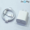 CARGADOR IPHONE 11 PRO MAX CARGA RÁPIDA 20W REPLICA CON CABLE TIPO C LIGHTNING