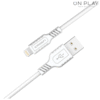 CABLE DE DATOS LIGHTNING PARA IPHONE 2A CARGA RAPIDA CROWN CMCU-002L