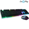 TECLADO + MOUSE COMBO GAMER RGB NOGA STORMER NKB-91