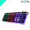 TECLADO RETRO RGB TIME TMTEC 8204 BLANCO