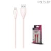 CABLE DE DATOS USB SOFT 2 METROS 2.0 AMP SOUL LIGHTHING PARA IPHONE -