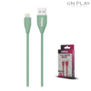 CABLE DE DATOS USB SOFT 2 METROS 2.0 AMP SOUL LIGHTHING PARA IPHONE -