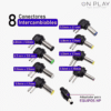 CARGADOR NOTEBOOK IBEK FUENTE CON SELECTOR DE VOLTAJE 8 PINES