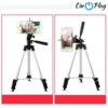 TRIPODE ALUMINIO PROFECIONAL PARA CAMARA O CELULAR 3110 1.02 Mts SOPORTA 420Grs