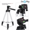 TRIPODE ALUMINIO PROFECIONAL PARA CAMARA O CELULAR 3110 1.02 Mts SOPORTA 420Grs