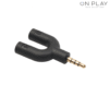 ADAPTADOR DIVISOR DE AUDIO ESTEREO 3.5mm Mic Aux