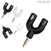 ADAPTADOR DIVISOR DE AUDIO ESTEREO 3.5mm Mic Aux