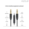 CABLE AUXILIAR 3.5 CON MICROFONO PARA AURICULAR