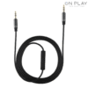 CABLE AUXILIAR 3.5 CON MICROFONO PARA AURICULAR