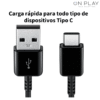 CABLE DE DATOS TURBO TIPO C PARA SAMSUNG USB 3.0