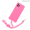 FUNDA SILICONA CON TIRA HANG CORREA SOUL IPHONE 12 PRO -
