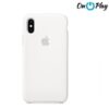 Funda Silicona Con Logo Apple Iphone X Iphone XS -