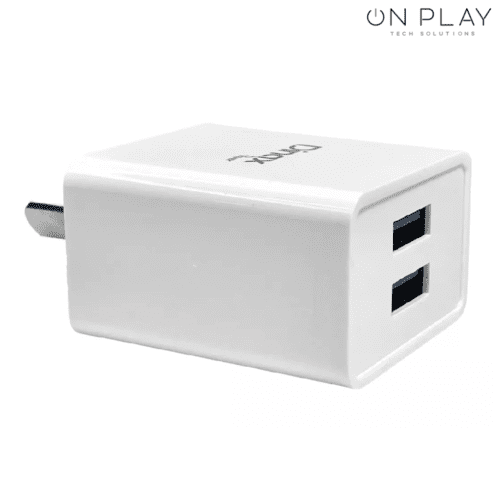 Cargador Dinax 4.2A Doble USB + Cable de Iphone Carga Rápida