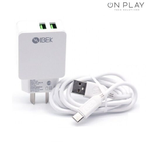 Cargador IBEK 3.1A Tipo-C + 2 USB IB-3025 Carga Rapida - Imagen 3