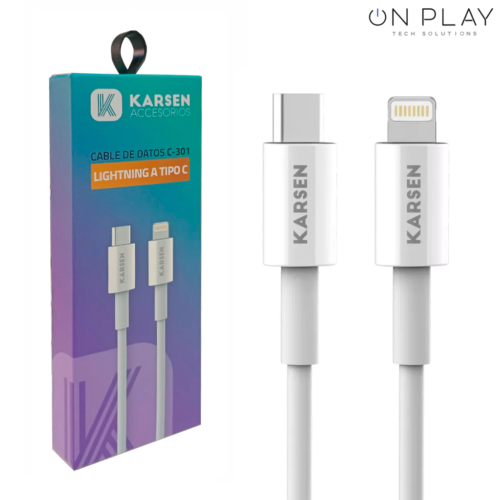 Cable para Iphone Lightning Tipo C KARSEN C-301