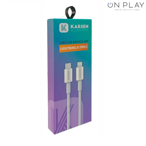 Cable para Iphone Lightning Tipo C KARSEN C-301 - Imagen 3