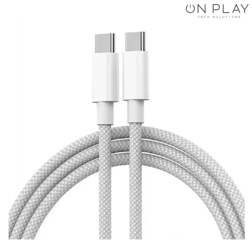 Cable Tipo-C a Tipo-C 60w para Iphone 15 / Pro / Pro Max -Replica